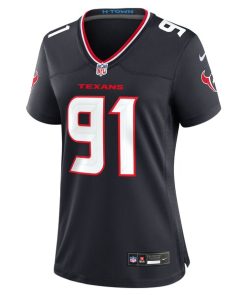 Alternative view of Folorunso Fatukasi Houston Texans Nike Women's Team Game Jersey -  Navy
