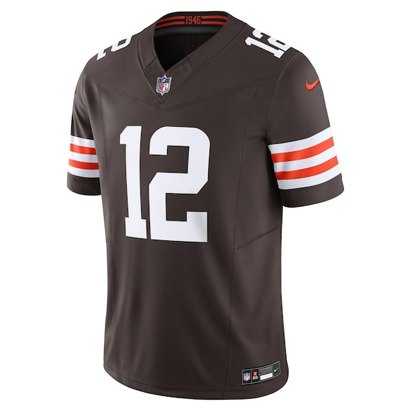 Shedeur Sanders Cleveland Browns Nike Team Vapor F.U.S.E. Limited Jersey - Brown - Image 2
