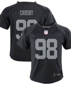 Maxx Crosby Las Vegas Raiders Nike Toddler Game Jersey - Black