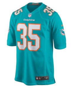 Alternative view of Christopher Brooks Miami Dolphins Nike Team Game Jersey -  Aqua