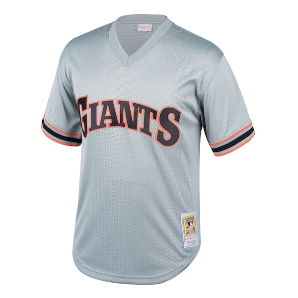 Will Clark San Francisco Giants Youth Cooperstown Collection Mesh Batting Practice Jersey - Gray - Image 2