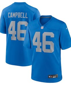 Jack Campbell Detroit Lions Nike Alternate Game Jersey -  Blue