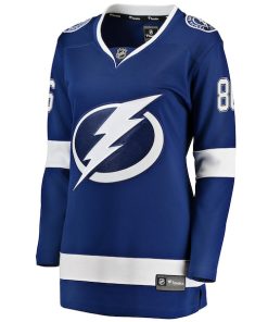 Alternative view of Nikita Kucherov Tampa Bay Lightning  Women's Breakaway Player Jersey - Blue