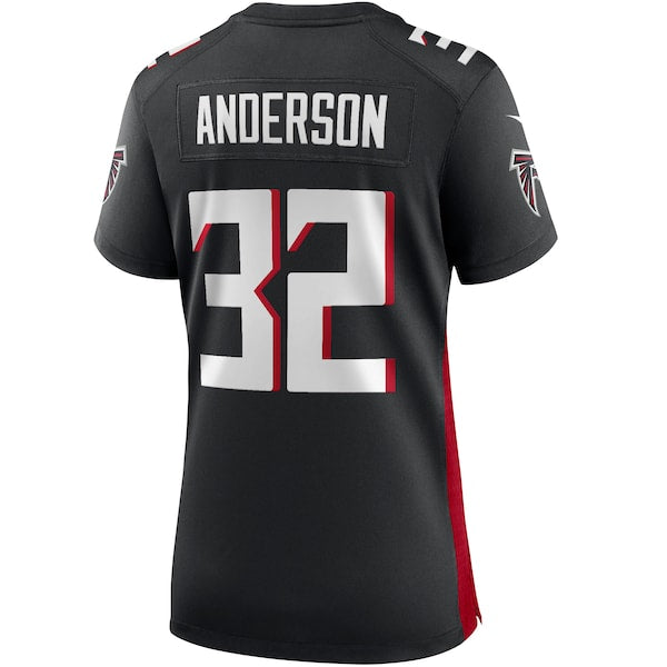 Jamal Anderson Atlanta Falcons Nike Women's Game Retired Player Jersey - Black/Red - Image 4