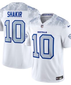 Khalil Shakir Buffalo Bills Nike 2025 Rivalries Collection Limited Jersey - White