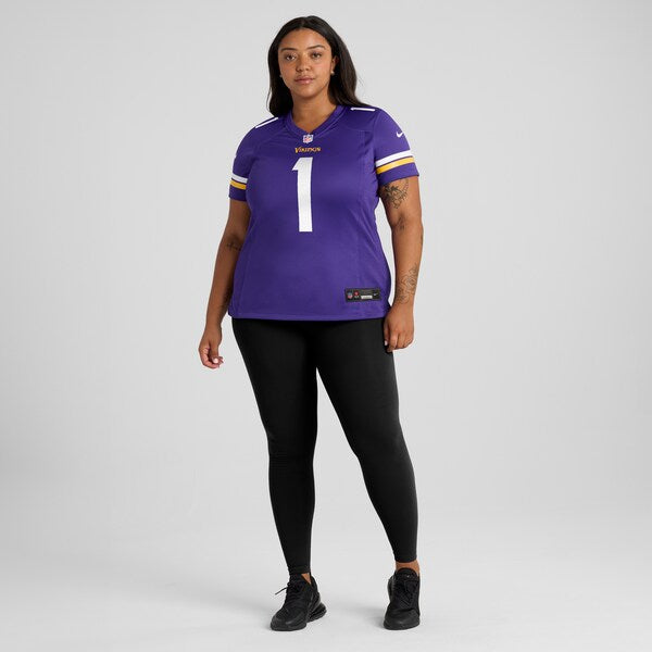 Jalen Nailor Minnesota Vikings Nike Women's Team Game Jersey - Purple - Image 6