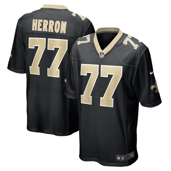 Justin Herron New Orleans Saints Nike Game Jersey - Black