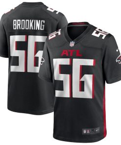 Keith Brooking Atlanta Falcons Nike Game Retired Player Jersey - Black