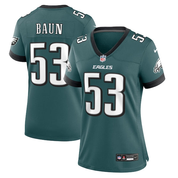 Zack Baun Philadelphia Eagles Nike Women's Game Jersey - Midnight Green