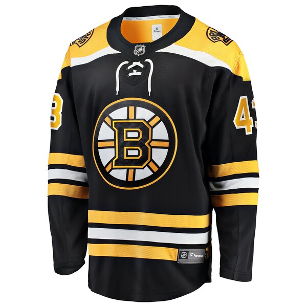 Jordan Harris Boston Bruins Home Breakaway Jersey - Black - Image 2