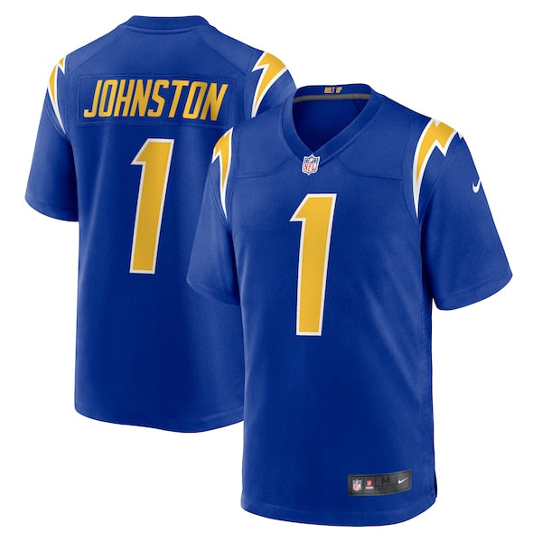 Quentin Johnston Los Angeles Chargers Nike Alternate Game Jersey - Royal/Navy/White - Image 2