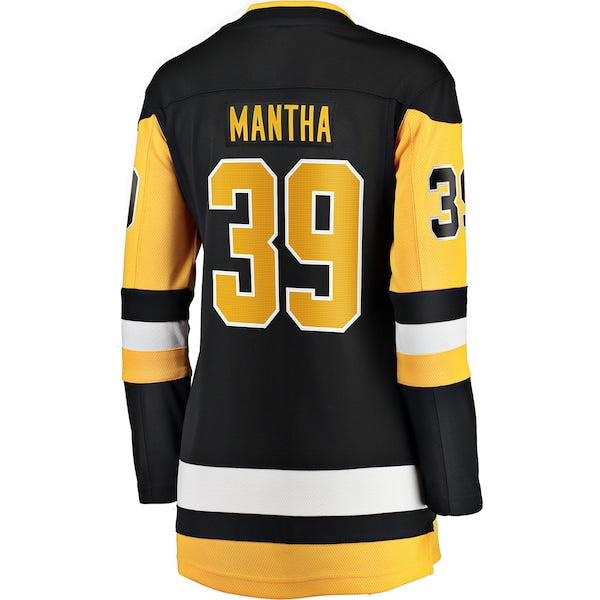 Anthony Mantha Pittsburgh Penguins Women's Home Breakaway Jersey - Black - Image 3