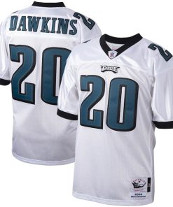Brian Dawkins Philadelphia Eagles 2004 Authentic Throwback Retired Player Jersey - White/Black