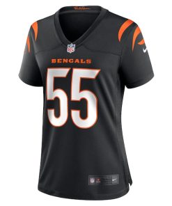 Alternative view of Logan Wilson Cincinnati Bengals Women's Nike Game Jersey - Black