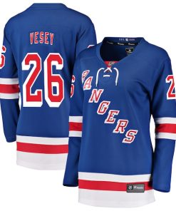 Jimmy Vesey New York Rangers  Women's Breakaway Player Jersey - Blue