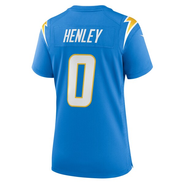 Daiyan Henley Los Angeles Chargers Nike Women's Team Game Jersey - Powder Blue - Image 3