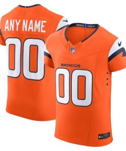 Denver Broncos Nike Team Vapor F.U.S.E. Elite Custom Jersey -  Orange