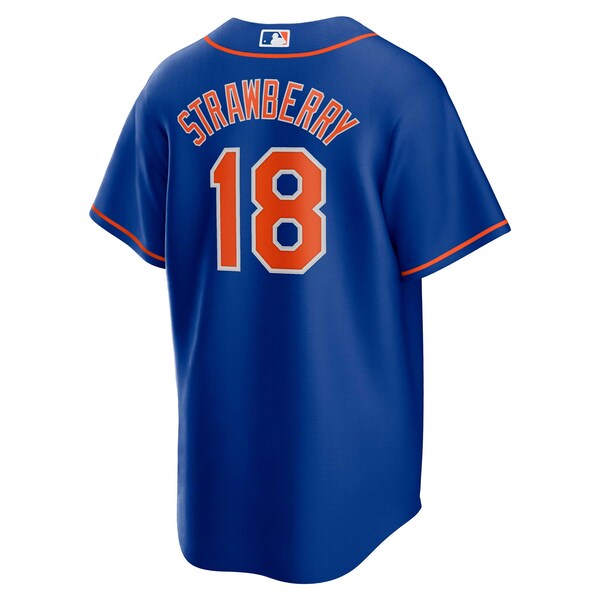 Darryl Strawberry New York Mets Nike Alternate Replica Player Jersey - Royal - Image 3