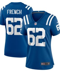 Wesley French Indianapolis Colts Nike Women's Game Player Jersey - Royal