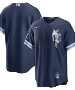 Kansas City Royals Nike 2022 City Connect Replica Jersey - Navy