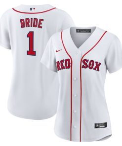 Boston Red Sox Nike Women's #1 Bride Home Replica Jersey - White