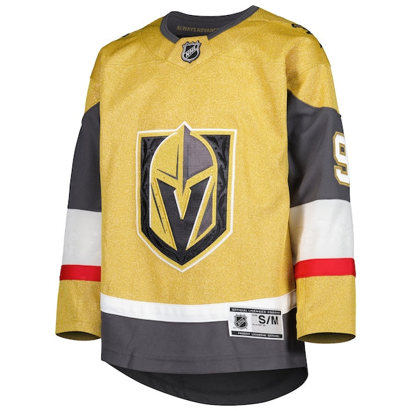 Jack Eichel Vegas Golden Knights Youth Home Premier Player Jersey - Gold - Image 2