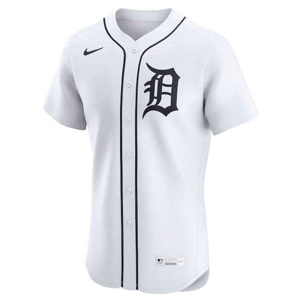 Detroit Tigers Nike Home Elite Jersey - White/Navy - Image 3