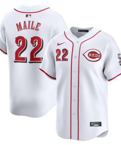 Luke Maile Cincinnati Reds Nike Home Limited Player Jersey - White
