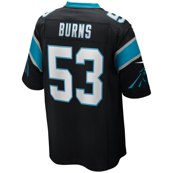 Brian Burns Carolina Panthers Nike Game Jersey - Black - Image 3