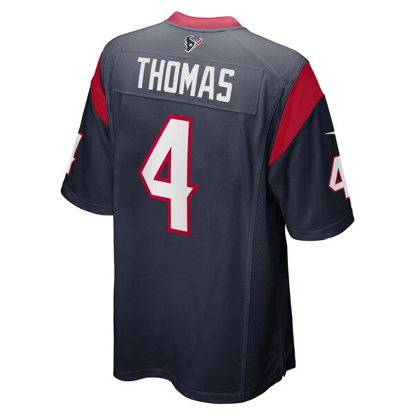 Tavierre Thomas Houston Texans Nike Team Game Jersey - Navy - Image 3