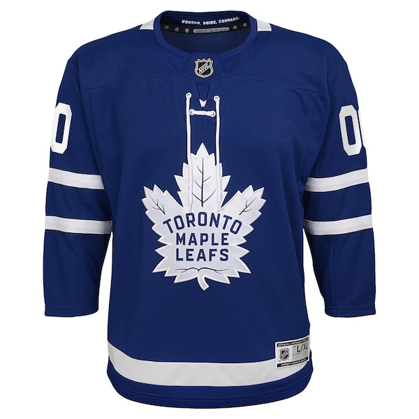 Toronto Maple Leafs Youth Home Premier Custom Jersey - Blue - Image 2