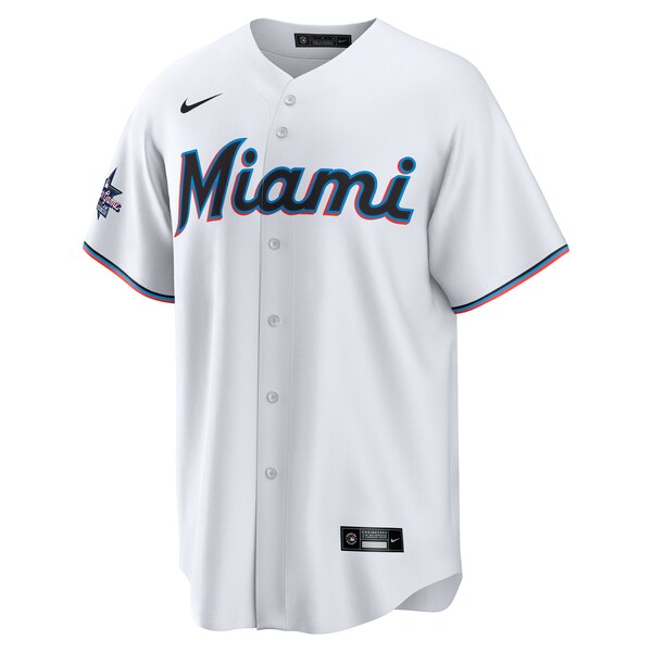 Miami Marlins Nike 2025 MLB All-Star Game Home Replica Jersey - White - Image 2