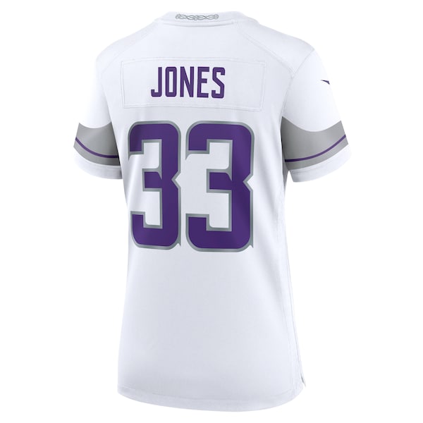Aaron Jones Minnesota Vikings Nike Women's Alternate Game Player Jersey - White - Image 3