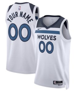 Minnesota Timberwolves Nike Unisex Swingman Custom Jersey White - Association Edition