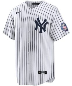Alternative view of Derek Jeter New York Yankees Nike 2020 Hall of Fame Induction Home Replica Player Name Jersey - White/Navy