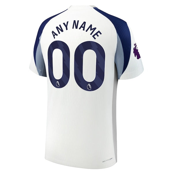 Tottenham Hotspur Nike 2025/26 Home Authentic Custom Jersey - White/Yellow - Image 4