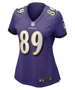 Alternative view of Steve Smith Sr. Baltimore Ravens Nike Women's Retired Player Game Jersey - Purple