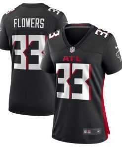 Tre Flowers Atlanta Falcons Nike Women's Team Game Jersey -  Black