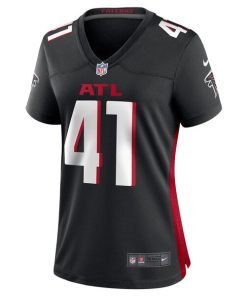 Alternative view of Lukas Denis Atlanta Falcons Nike Women's  Game Jersey -  Black