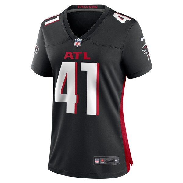 Lukas Denis Atlanta Falcons Nike Women's Game Jersey - Black - Image 2