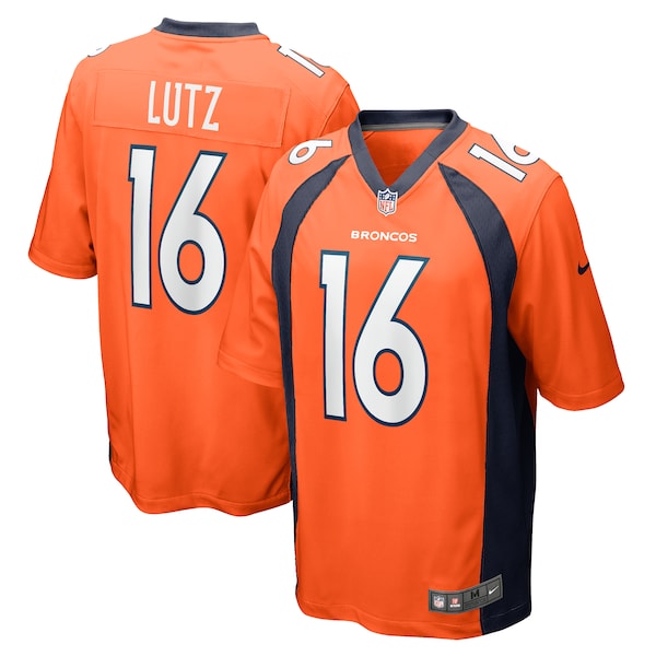 Wil Lutz Denver Broncos Nike Game Jersey - Orange