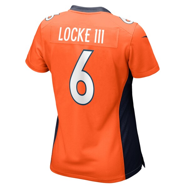P.J. Locke Denver Broncos Nike Women's Game Player Jersey - Orange - Image 3