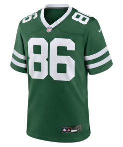 Alternative view of Malik Taylor New York Jets Nike Team Game Jersey - Legacy Green