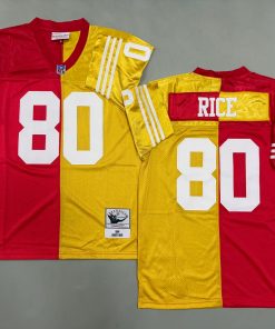 Jerry Rice San Francisco 49ers Authentic Aplit Throwback Retired Player Jersey