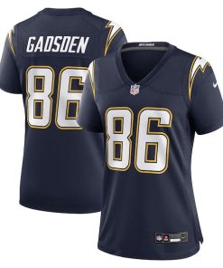 Oronde Gadsden Los Angeles Chargers Nike Women's Alternate 2 Super Chargers Game Jersey -  Navy/Gold/Powder Blue