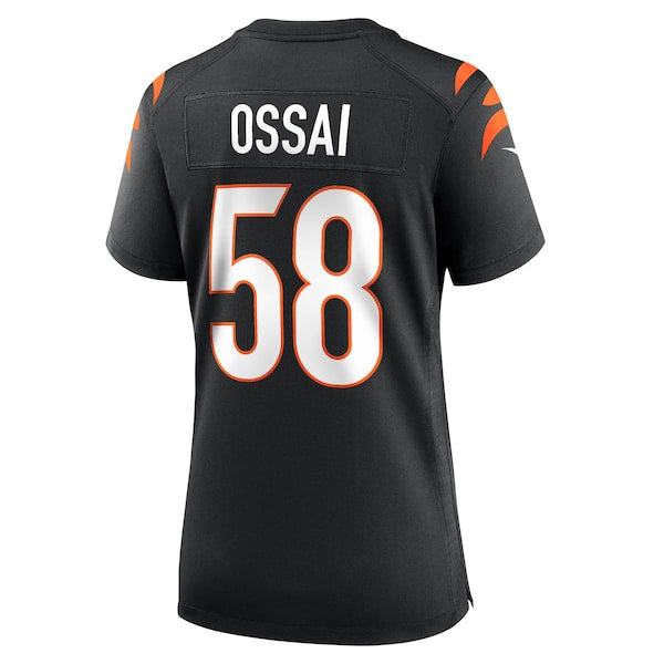 Joseph Ossai Cincinnati Bengals Nike Women's Game Jersey - Black - Image 3
