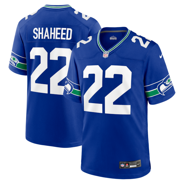 Rashid Shaheed Seattle Seahawks Nike Alternate Game Jersey - Royal/College Navy/White - Image 2