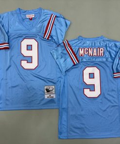 Steve McNair Houston Oilers Authentic Throwback Retired Player Jersey