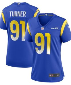 Kobie Turner Los Angeles Rams Nike Women's Home Game Jersey - Royal