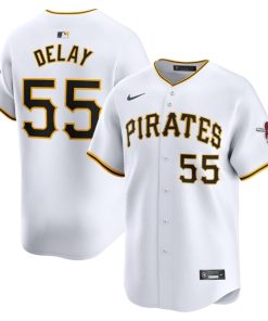 Jason Delay Pittsburgh Pirates Nike Home Limited Player Jersey?¨C White